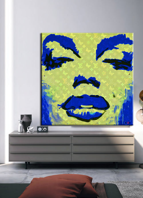 Blue Monroe Poster