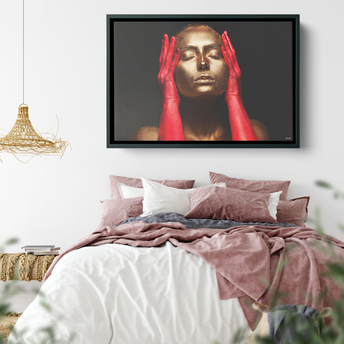Women Beauty Wood Frame