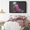 Women Hesitate Wood Frame