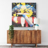 American Kiss Printed Illusion Frame Black