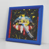 American Kiss Printed Illusion Frame Blue