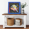 American Kiss Printed Illusion Frame Blue