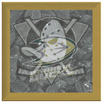 Anaheim Ducks Printed Illusion Frame Gold