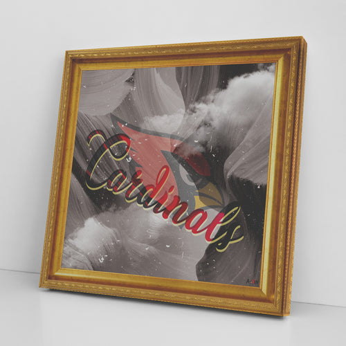 Arizona Cardinals Printed Illusion Frame Gold
