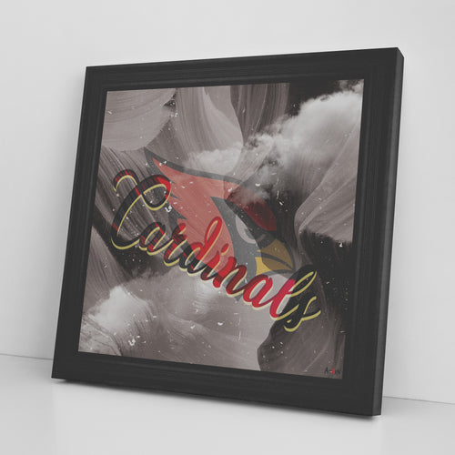Arizona Cardinals Printed Illusion Frame Black