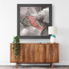 Arizona Cardinals Printed Illusion Frame Black