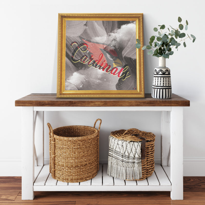 Arizona Cardinals Printed Illusion Frame Gold