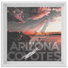 Arizona Coyotes Printed Illusion Frame White