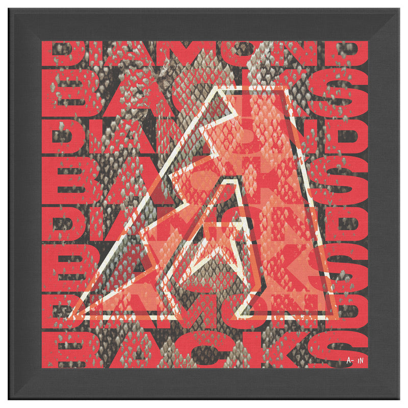 Arizona Diamond Backs Printed Illusion Frame Black