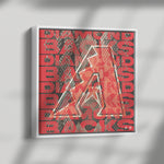 Arizona Diamond Backs Wood Frame