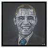 B Obama Color Wood Frame