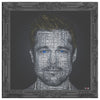 B Pitt Color Printed Illusion Frame Black