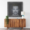 B Pitt Color Printed Illusion Frame Black