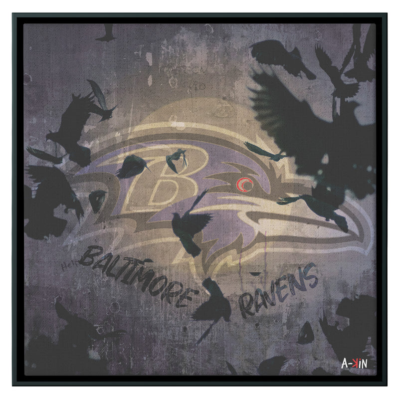 Baltimore Ravens Wood Frame