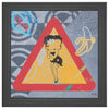 Banana Boop Printed Illusion Frame Black