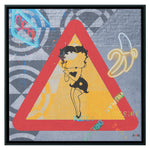 Banana Boop Wood Frame