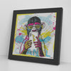 Banana Phone Printed Illusion Frame Black