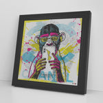 Banana Phone Printed Illusion Frame Black