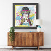 Banana Phone Printed Illusion Frame Black