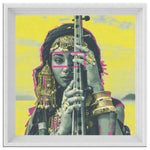 Beauty Desert Printed Illusion Frame White