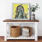 Beauty Desert Printed Illusion Frame White