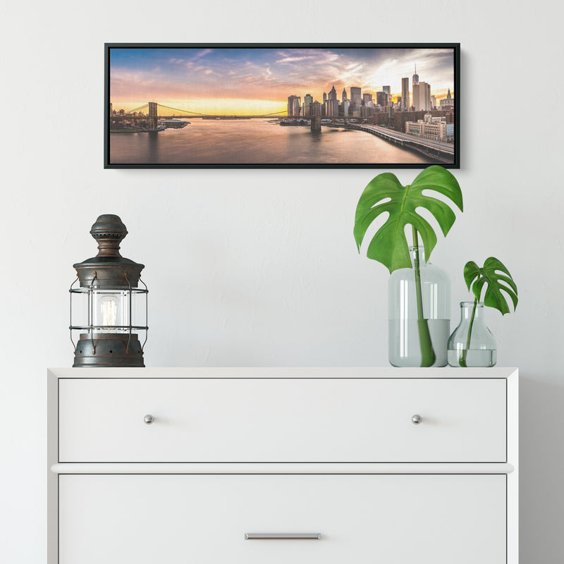 Big City Big Dreams Wood Frame