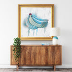 Blue Bananas Printed Illusion Frame Gold
