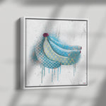 Blue Bananas Wood Frame