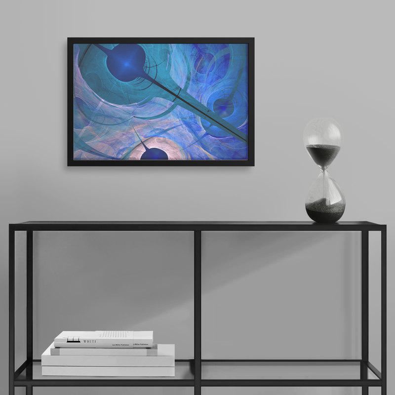 Blue Clock