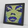 Blue Monroe Printed Illusion Frame Black