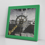 Boston Bruins Printed Illusion Frame Green
