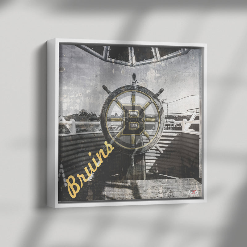 Boston Bruins Wood Frame