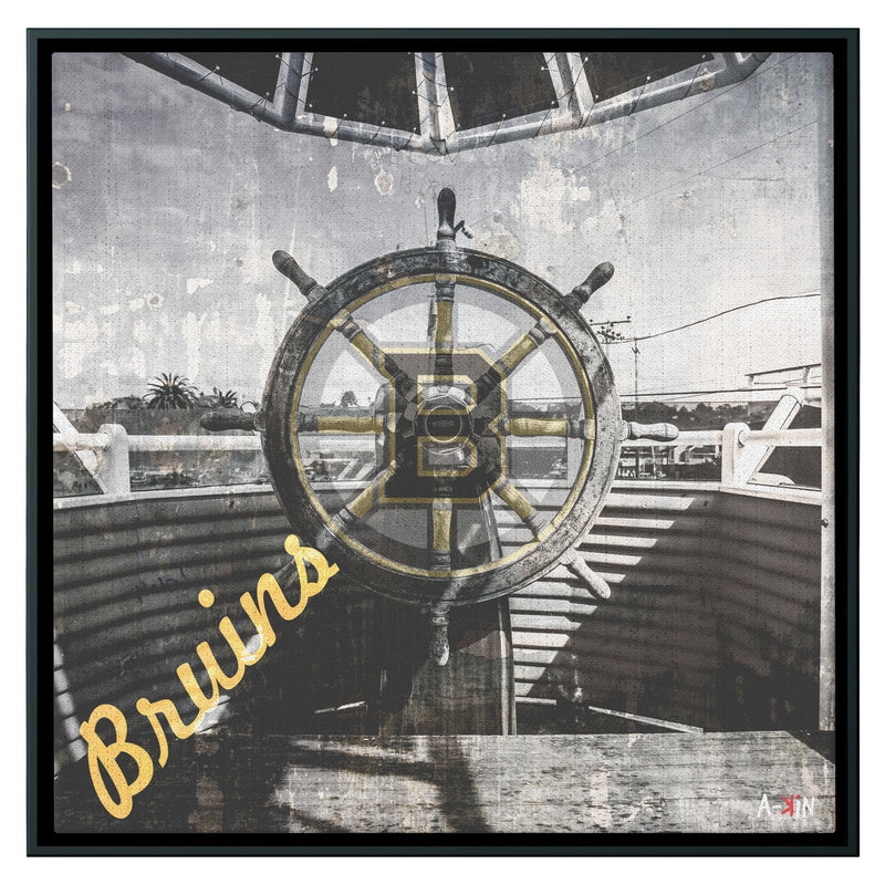 Boston Bruins Wood Frame