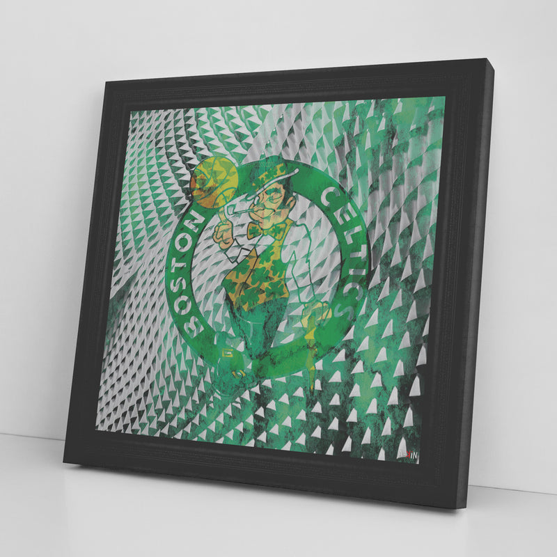 Boston Celtics Printed Illusion Frame Black