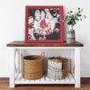 Boston Red Sox Printed Illusion Frame Red