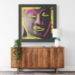 Buddha Love Printed Illusion Frame Black