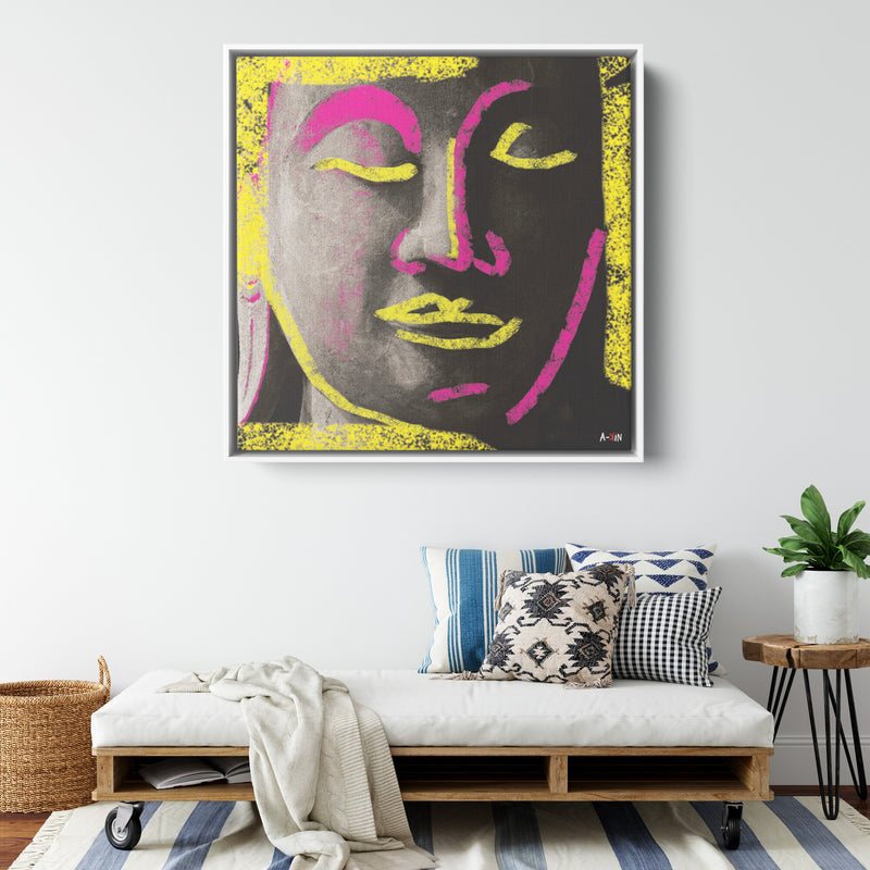 Buddha Love Wood Frame