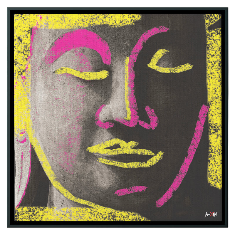 Buddha Love Wood Frame