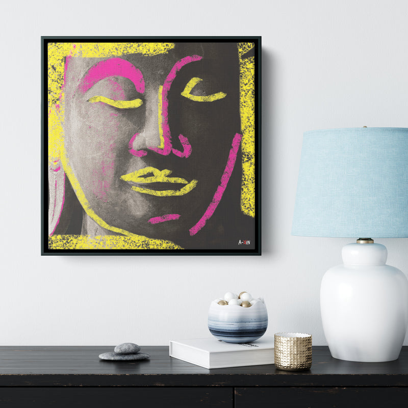 Buddha Love Wood Frame