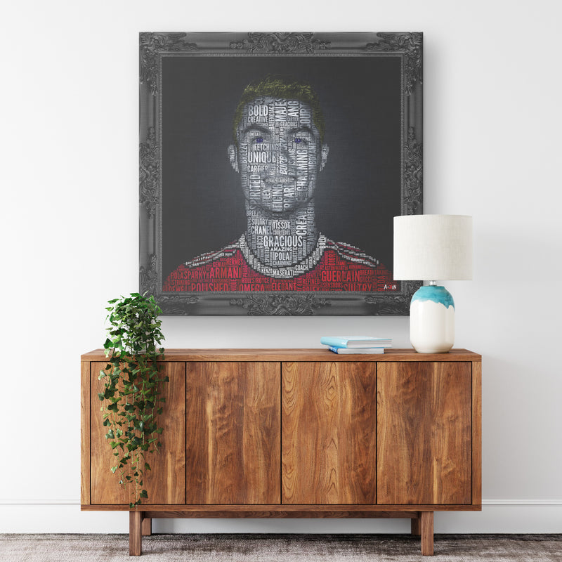 C Ronaldo Printed Illusion Frame Black