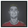 C Ronaldo Wood Frame