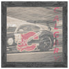 Calgary Flames Printed Illusion Frame Black