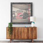 Calgary Flames Printed Illusion Frame Black