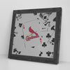 Cardinals Printed Illusion Frame Black