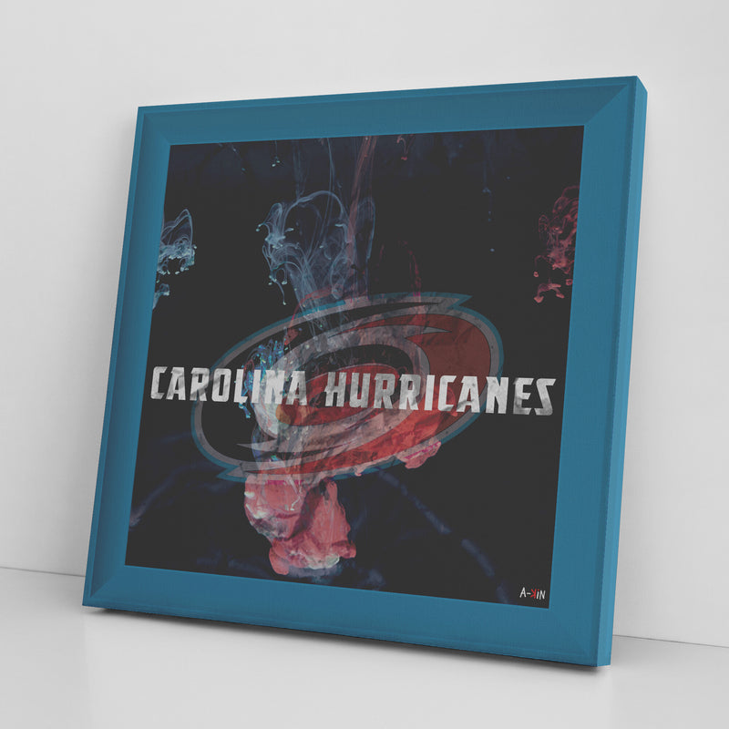 Carolina Hurricanes Printed Illusion Frame Blue