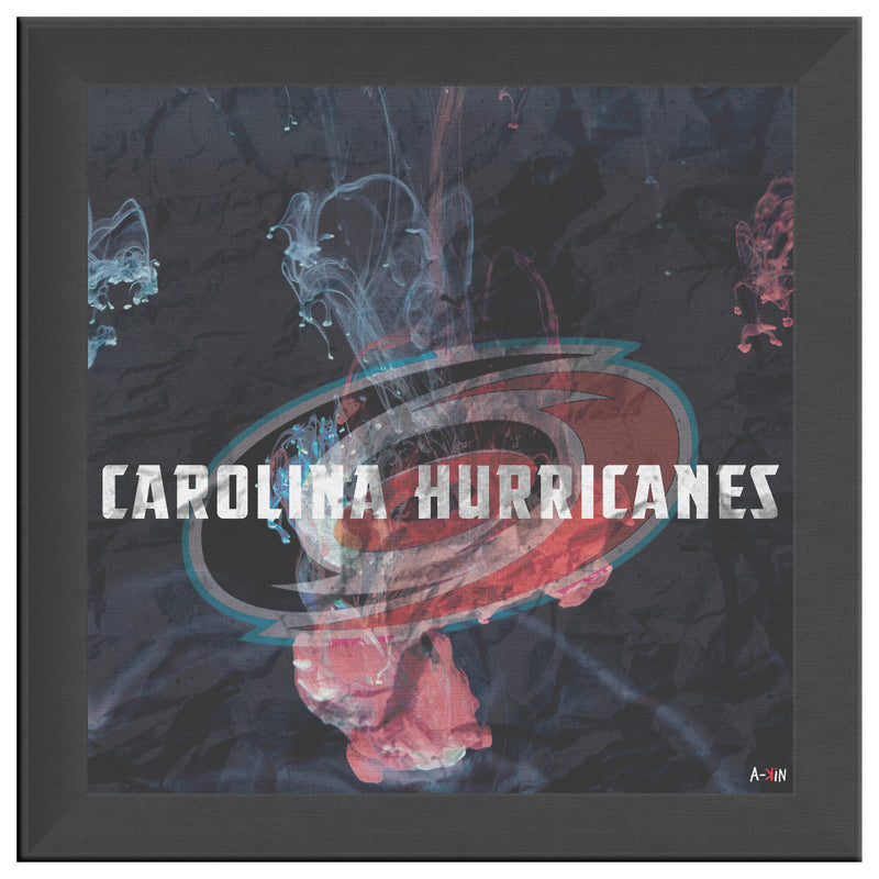 Carolina Hurricanes Printed Illusion Frame Black
