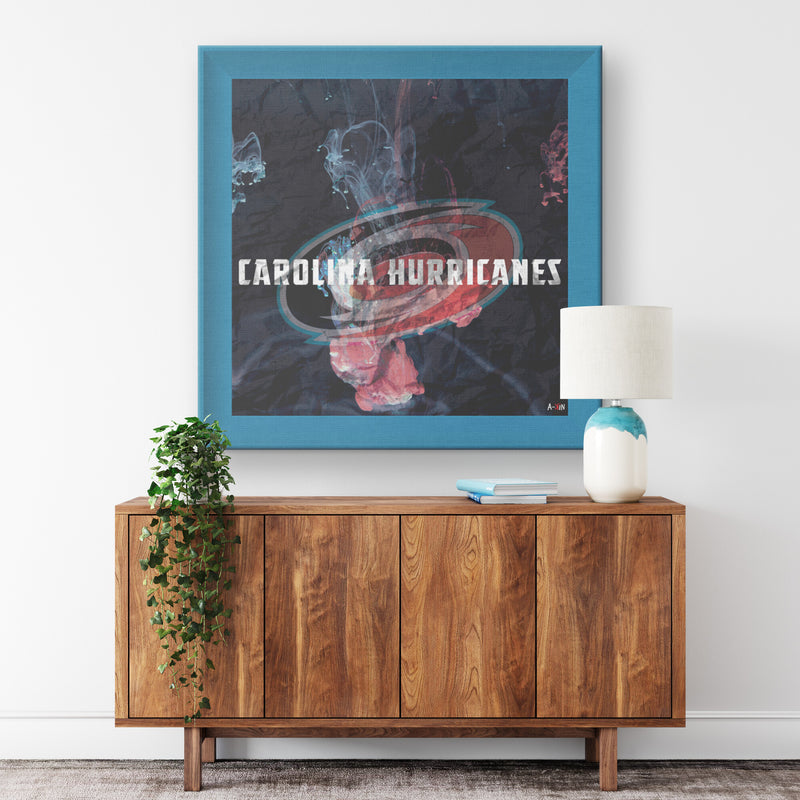 Carolina Hurricanes Printed Illusion Frame Blue