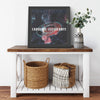 Carolina Hurricanes Printed Illusion Frame Black