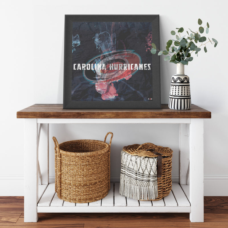 Carolina Hurricanes Printed Illusion Frame Black