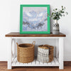 Charlotte Hornets Printed Illusion Frame Green